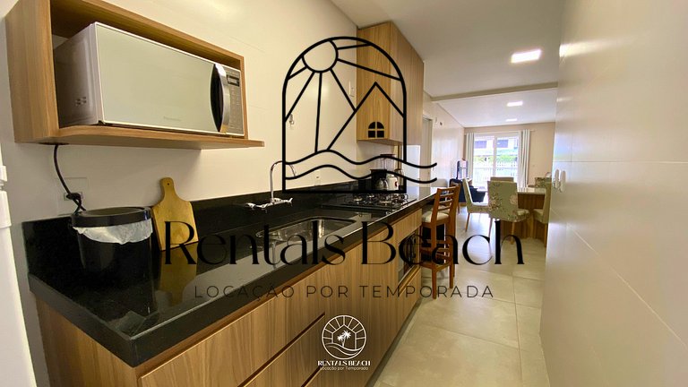 Apto 2 Quartos a 200m do Mar em Torres | Rentals Beach