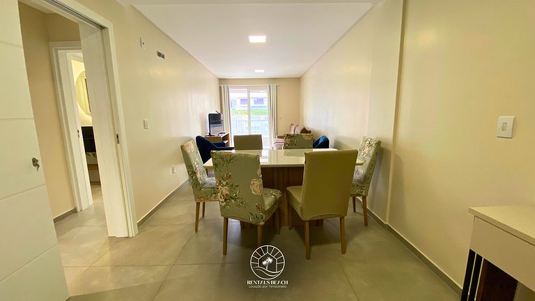 Apto 2 quartos em Torres a 200m do mar