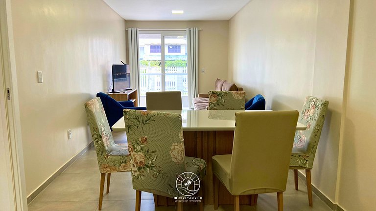 Apto 2 quartos em Torres a 200m do mar