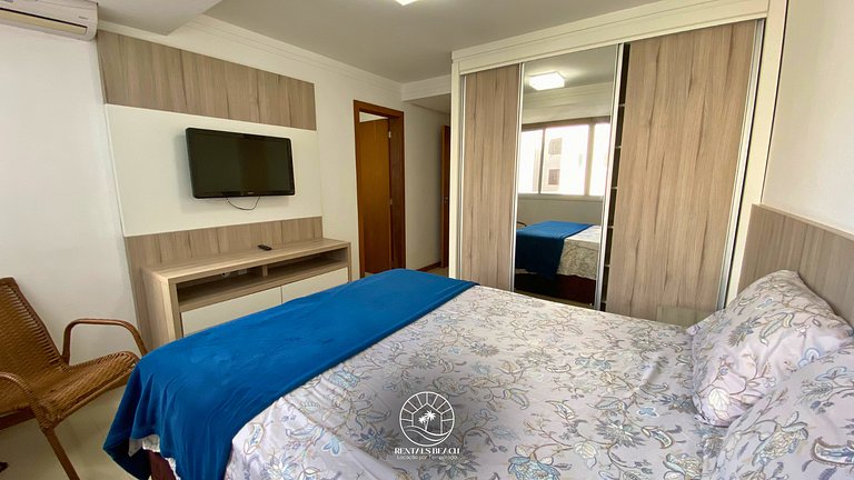 Apto 06 pessoas | Ar condicionado | 200mts do mar