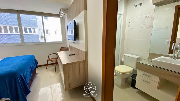 Apto 06 pessoas | Ar condicionado | 200mts do mar