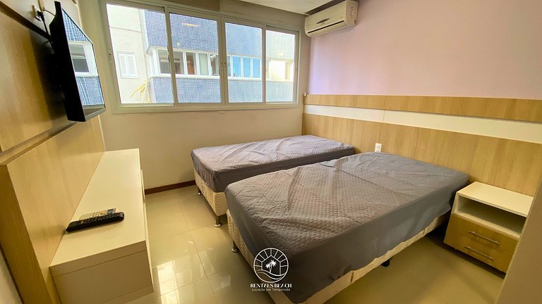 Apto 06 pessoas | Ar condicionado | 200mts do mar