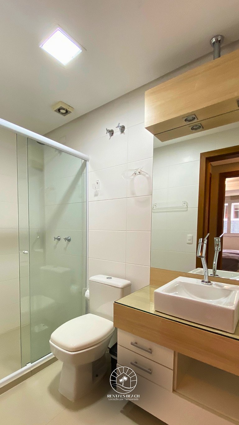 Apto 06 pessoas | Ar condicionado | 200mts do mar