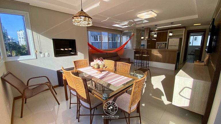 Apto 06 pessoas | Ar condicionado | 200mts do mar