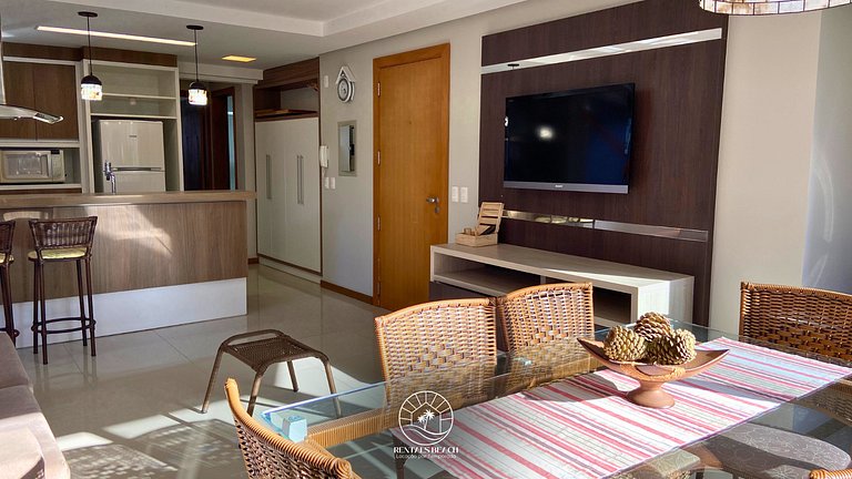 Apto 06 pessoas | Ar condicionado | 200mts do mar