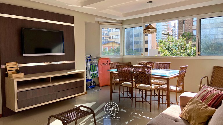 Apto 06 pessoas | Ar condicionado | 200mts do mar