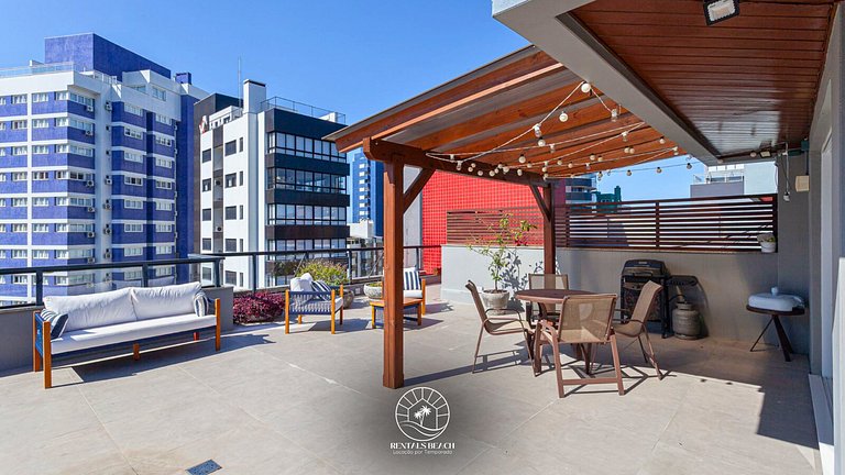 Cobertura Duplex exclusiva | Piscina | 200m do mar