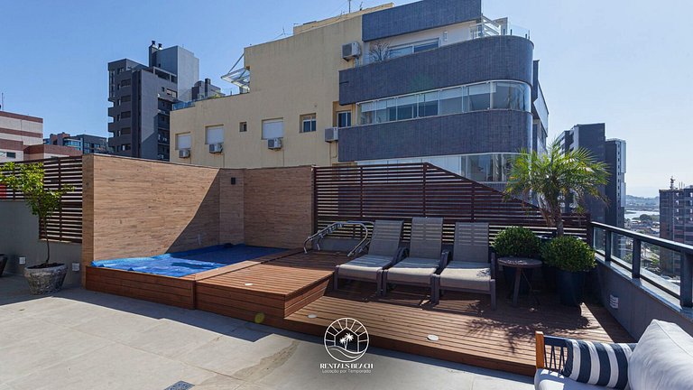 Cobertura Duplex exclusiva | Piscina | 200m do mar