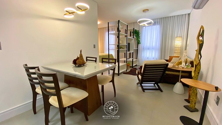 Studio 150m do mar | Ar | Piscina | Aceita Pet