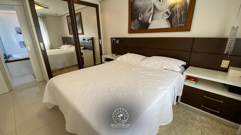 Cobertura exclusiva de frente para o mar