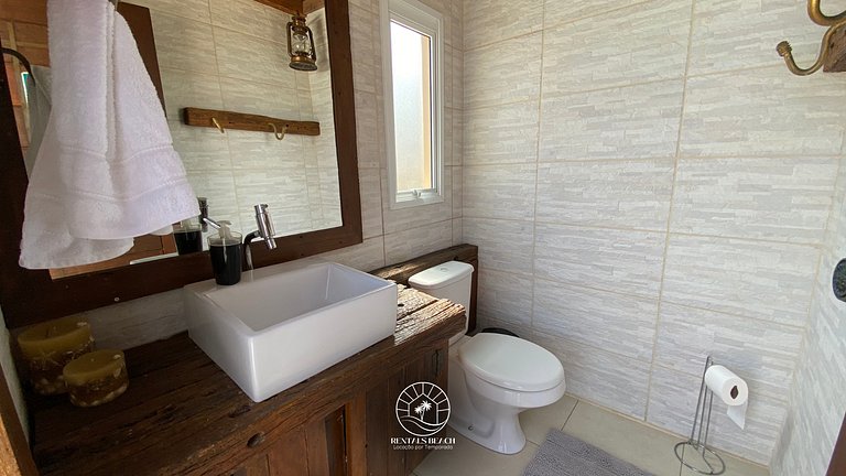 Cobertura exclusiva de frente para o mar