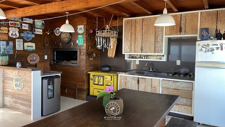 Cobertura exclusiva de frente para o mar