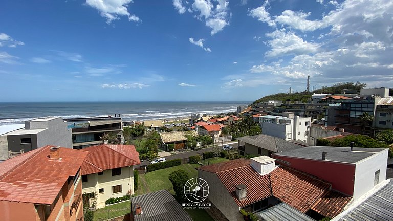 Cobertura exclusiva de frente para o mar
