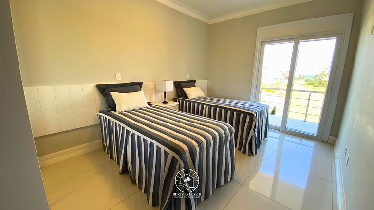 Casa Condomínio 5 suítes com piscina a 350m do mar
