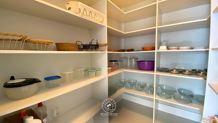 Casa Condomínio 5 suítes com piscina a 350m do mar