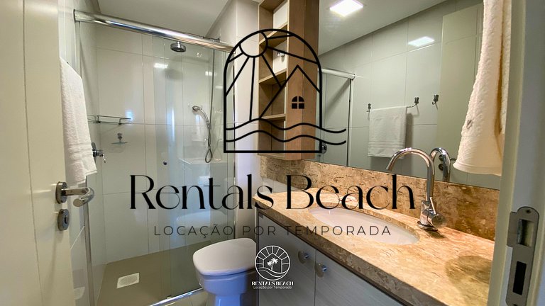 Apto 2 Quartos a 300m do Mar em Torres | Rentals Beach