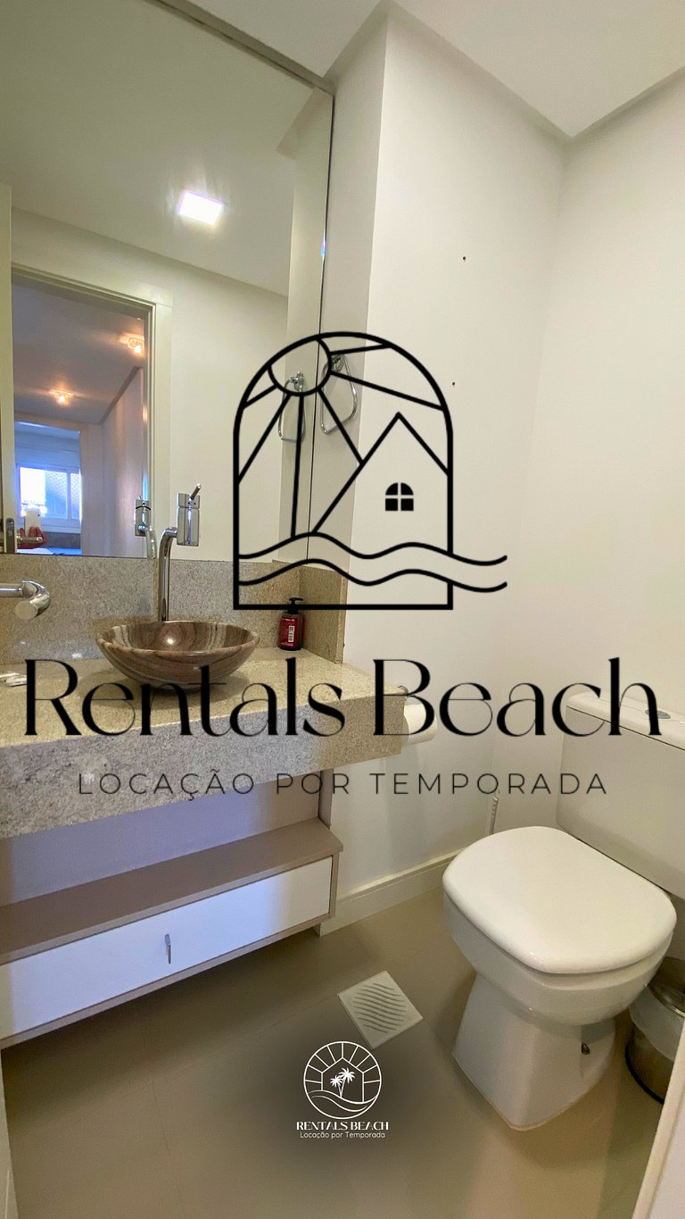 Apto 2 Quartos a 300m do Mar em Torres | Rentals Beach