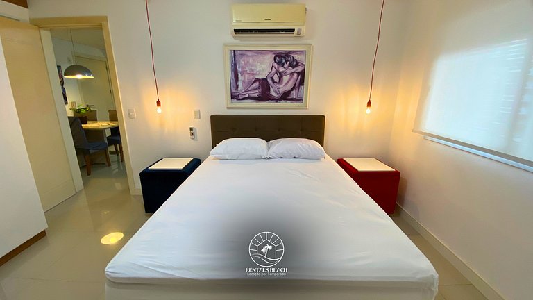 Apto a 300m do mar próximo e do lado Quatro Praças