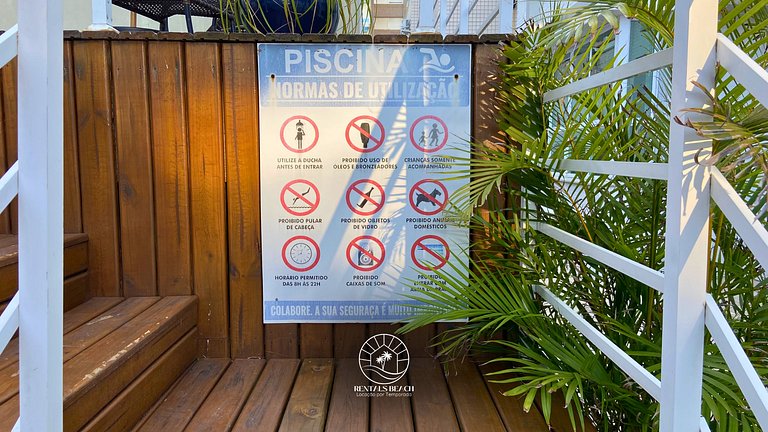 Conforto abeira mar | menos de 100m da praia