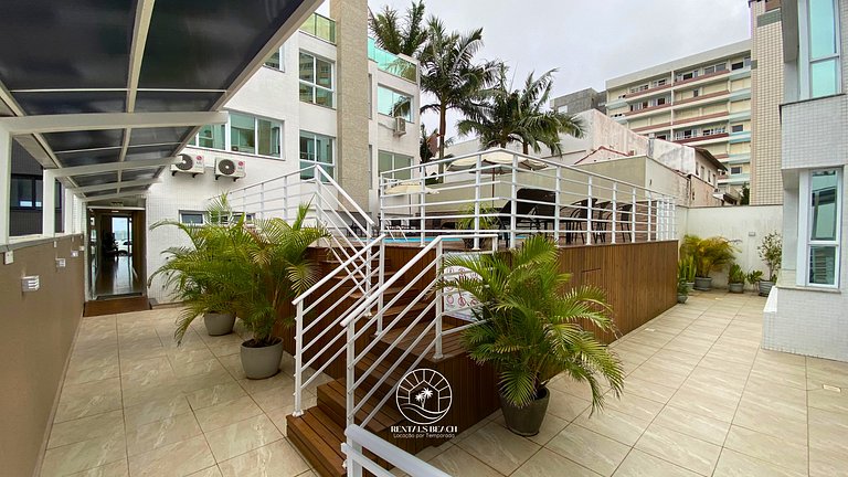 Conforto abeira mar | menos de 100m da praia