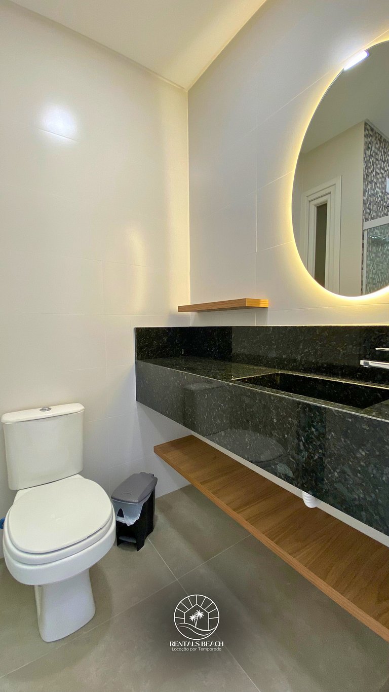 Apto novo de 2 quartos em Torres a 200m do mar