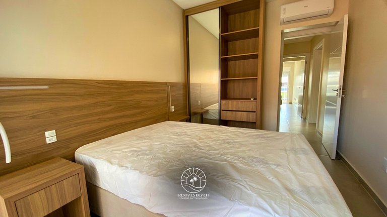 Apto novo de 2 quartos em Torres a 200m do mar