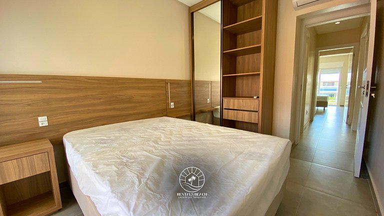 Apto novo de 2 quartos em Torres a 200m do mar