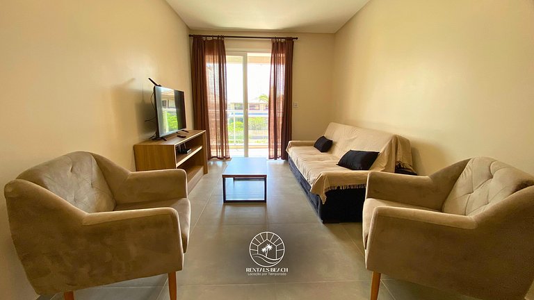 Apto novo de 2 quartos em Torres a 200m do mar