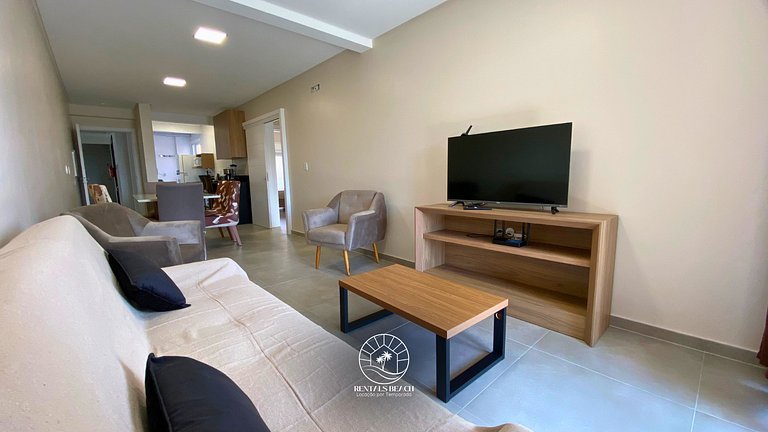 Apto novo de 2 quartos em Torres a 200m do mar