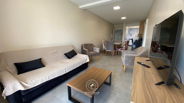 Apto novo de 2 quartos em Torres a 200m do mar