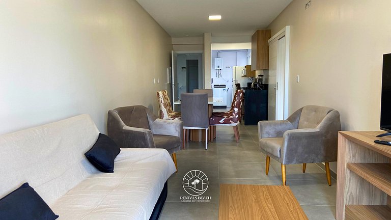 Apto novo de 2 quartos em Torres a 200m do mar