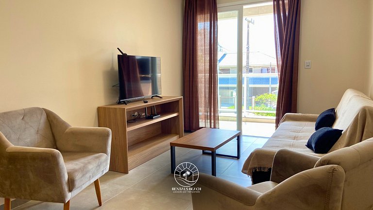 Apto novo de 2 quartos em Torres a 200m do mar