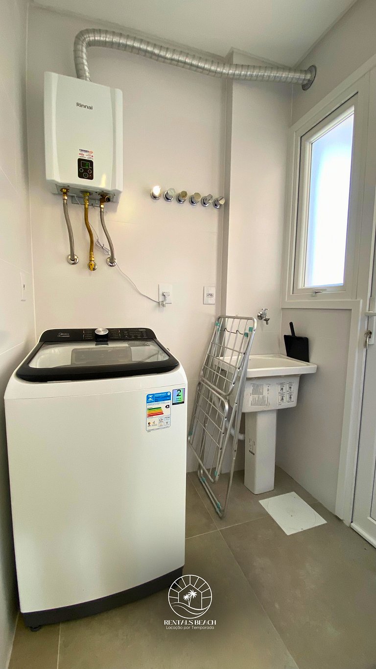 Apto novo de 2 quartos em Torres a 200m do mar