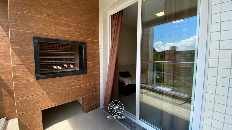 Apto novo de 2 quartos em Torres a 200m do mar