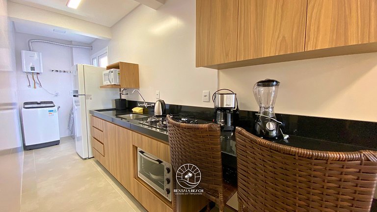 Apto novo de 2 quartos em Torres a 200m do mar