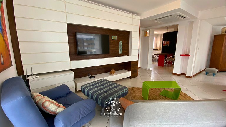 Cobertura com e 3 suítes a 350mts do mar