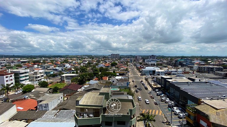 Vista incrível e três quartos no centro de Torres