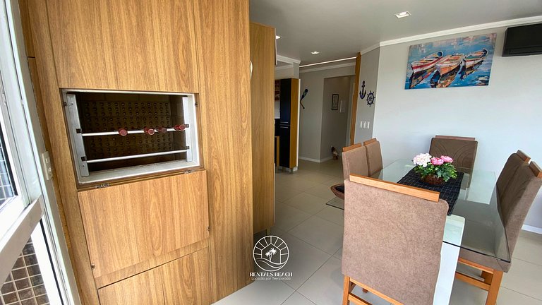 Vista incrível e três quartos no centro de Torres