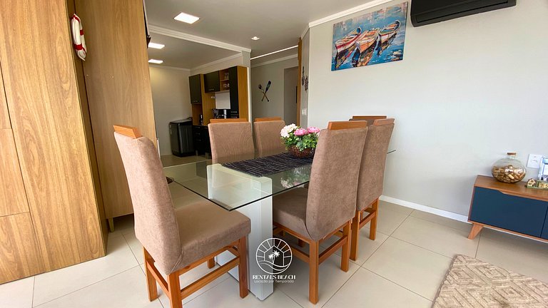 Vista incrível e três quartos no centro de Torres