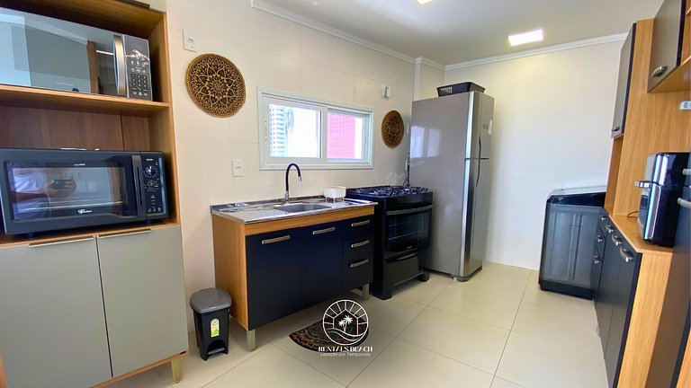 Vista incrível e três quartos no centro de Torres