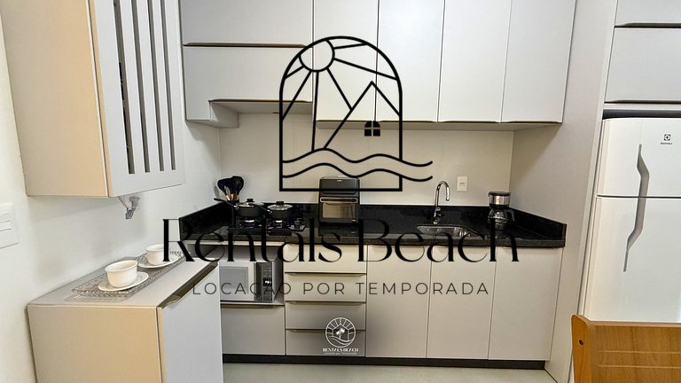 Studio Praia da Cal com Piscina Torres | Rentals Beach
