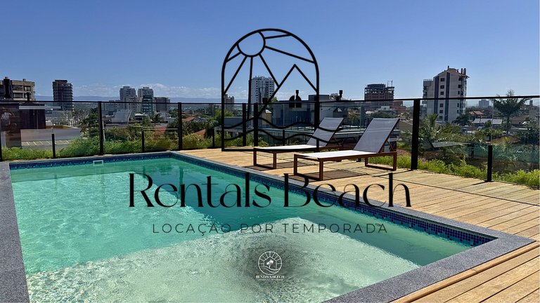 Studio Praia da Cal Torres com Piscina | Rentals Beach
