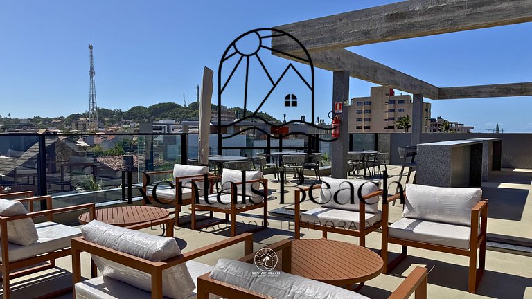 Studio Praia da Cal com Piscina Torres | Rentals Beach