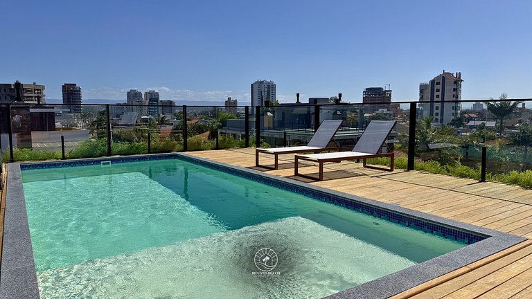 Studio Premium | Piscina | 400m do mar