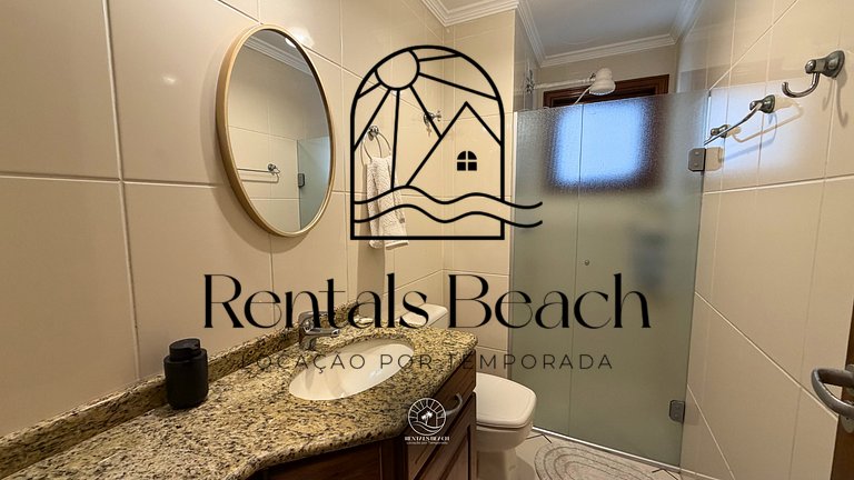 Apto 3 Quartos a 270m do Mar em Torres | Rentals Beach