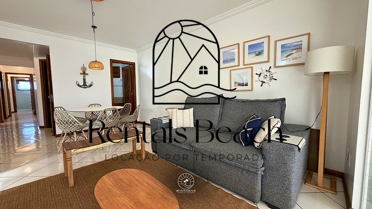 Apto 3 Quartos a 270m do Mar em Torres | Rentals Beach