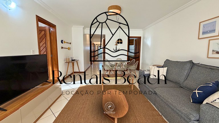 Apto 3 Quartos a 270m do Mar em Torres | Rentals Beach