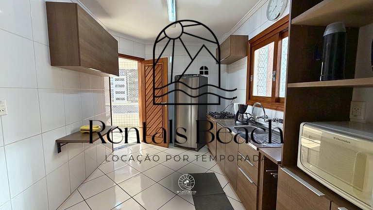 Apto 3 Quartos a 270m do Mar em Torres | Rentals Beach