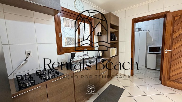 Apto 3 Quartos a 270m do Mar em Torres | Rentals Beach