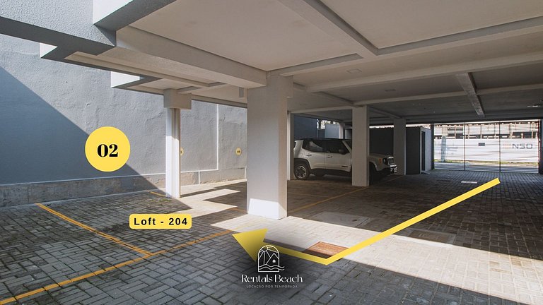 Studio na Praia da Cal em Torres-RS | Rentals Beach